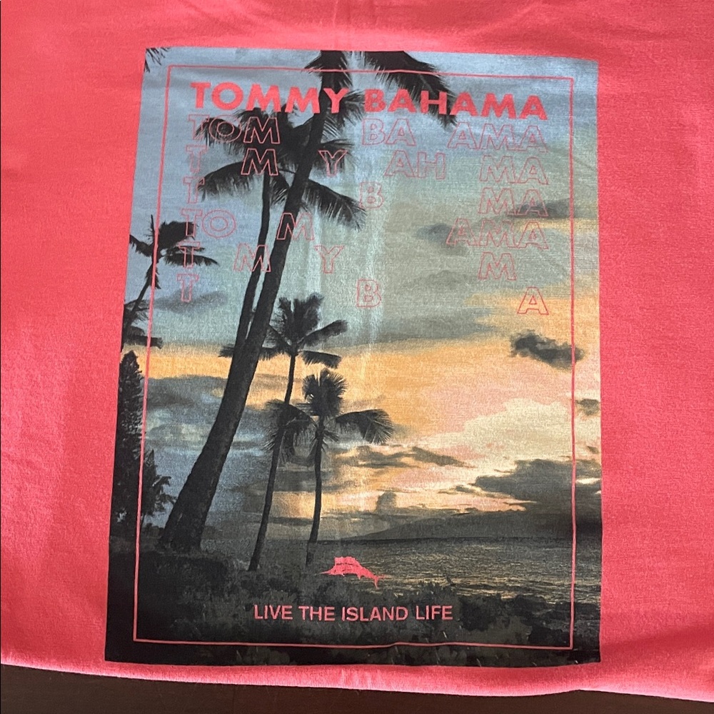 Tommy Bahama Coral Sunset Graphic Tee